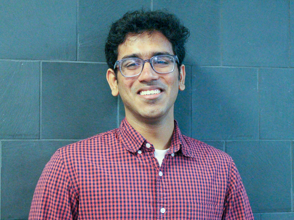 Dhananjay Dileep, Ph.D. student in the Department of Chemical and Biological Engineering. 